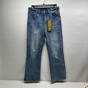 RISEN JEANS WOMENS WASHED NWT SIZE 9/29 cropped